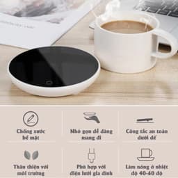 Đế Hâm Nóng Đồ Uống Xiaomi Thông Minh, Giữ Nhiệt Độ 50 - 60 ºC, Làm Nóng Sữa, Cà Phê, Nước 2