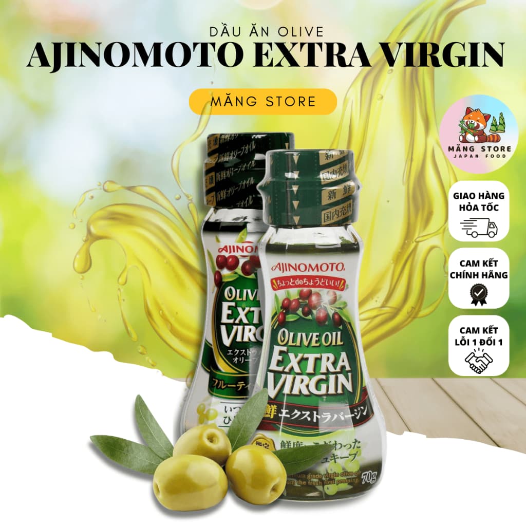 [DATE 025] Dầu Olive Ajinomoto Extra Virgin 70g/200g