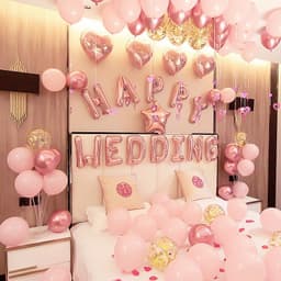 Bóng chữ HAPPY WEDDING trang trí phòng cưới 8