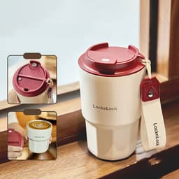 Ly Giữ Nhiệt LocknLock Vacuum Coffee LHC4340 450ml , Hàng Chính Hãng, Có Dây Xách - JoyMall 8
