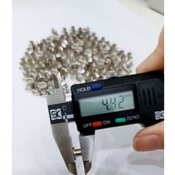 Khoen ore mắt cáo 4.5mm (4 ly 5) hau không gỉ Màu bạc, vàng, đen, đồng Khuy mắt cáo bấm vải, quần áo, túi xách, đồ da 5