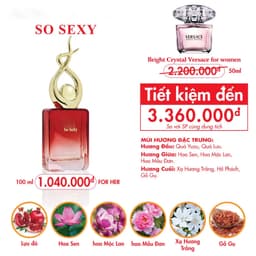 Nước hoa So Sexy - NHẸ NHÀNG VÀ GỢI CẢM (100ML) 5