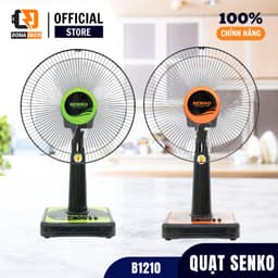 Quạt để bàn Senko B1210 công suất 40W màu đen 3 cánh gió mạnh bảo hành 24 tháng 7