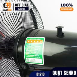 Quạt để bàn Senko B1210 công suất 40W màu đen 3 cánh gió mạnh bảo hành 24 tháng 4