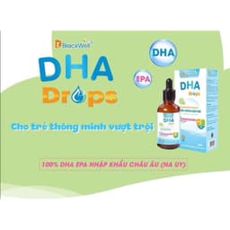 DHA Drops DR brackWell giúp bé phát triển não bộ , tốt cho mắt , giảm tăng động ở trẻ , giúp bé nhanh nói  tập trung 2