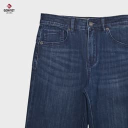 Quần Dài Nữ GENVIET JEANS Chất Liệu Denim Dáng Loe, Quần Bò Nữ Ống Vảy Trẻ Trung,8785 4