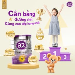 [TEM SỐNG LÀNH] Sữa A2 Platinum Số 1,2,3  lon 900gram nhập khẩu Úc có tem 6