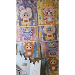 Vỉ 20 bộ Sticker Baby Three lâu đài Dán sticker Baby three dễ thương 3