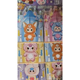 Vỉ 20 bộ Sticker Baby Three lâu đài Dán sticker Baby three dễ thương 2
