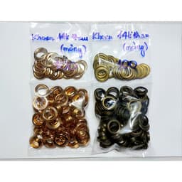 Khoen ore 14mm Khoen mắt cáo 14mm Thau không gỉ (mỏng) Khuy mắt cáo Chuyên bấm vải Phụ liệu may mặc 2