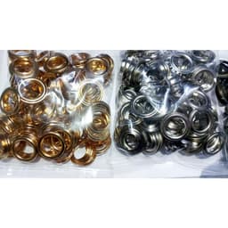 Khoen ore 14mm Khoen mắt cáo 14mm Thau không gỉ (mỏng) Khuy mắt cáo Chuyên bấm vải Phụ liệu may mặc 4