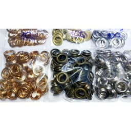 Khoen ore 14mm Khoen mắt cáo 14mm Thau không gỉ (mỏng) Khuy mắt cáo Chuyên bấm vải Phụ liệu may mặc 3