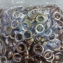 Khoen mắt cáo 12mm Khoen ore 12mm Thau không gỉ (mỏng) Khuy luồn vải Phụ liệu may mặc 5