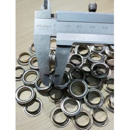 Khoen mắt cáo 12mm Khoen ore 12mm Thau không gỉ (mỏng) Khuy luồn vải Phụ liệu may mặc 4