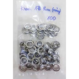 Khoen mắt cáo 17mm Khoen ore 17mm Thau không gỉ (mỏng) Khuy luồn vải Phụ liệu may mặc 1