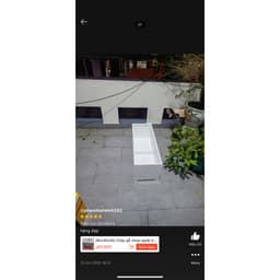 (80x30x30) Chậu gỗ nhựa ngoài trời composite kẻ chỉ ngang,  mẫu mới có chân 8