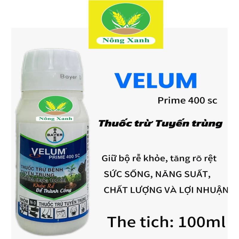 1 thùng 50 chai VELUM PRIME 400SC – KHỎE RỄ, TĂNG NĂNG SUẤT, tuyến trùng cây trồng, Bayer