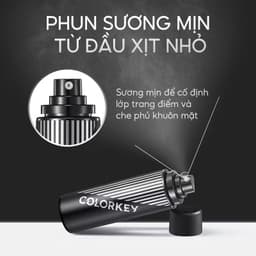 [COLORKEY] Xịt Khóa Make Up Colorkey Dưỡng Ẩm, Thoáng Da, Giữ Lớp Make Up Lâu Trôi 100ml 6