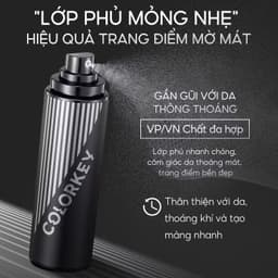 Xịt Khóa Make Up Colorkey Dưỡng Ẩm, Thoáng Da, Giữ Lớp Make Up Lâu Trôi 100ml 4