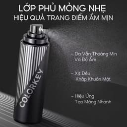 Xịt Khóa Make Up Colorkey Dưỡng Ẩm, Thoáng Da, Giữ Lớp Make Up Lâu Trôi 100ml 2