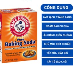 Baking Soda Đa Công Dụng - Bột Nở, Khử Mùi, Diệt Khuẩn, Tẩy Rửa, Làm Bánh, Chăm Sóc Da - Hộp Giấy 454g Mỹ 2
