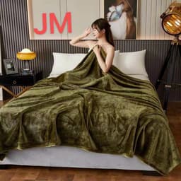 Chăn lông tuyết Muji 2 lớp siêu mềm mịn 2m x2m3 2