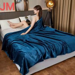 Chăn lông tuyết Muji 2 lớp siêu mềm mịn 2m x2m3 3