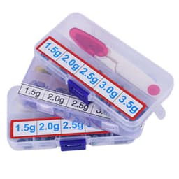 Hộp 50 viên chì câu cá kèm kéo 6