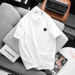 Áo thun nam cổ phối cờ pháp đơn giản form suông nhẹ vải cotton 4 chiều co giãn , áo phông nam bigsize trên 100kg -3 3