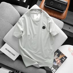 Áo thun nam cổ phối cờ pháp đơn giản form suông nhẹ vải cotton 4 chiều co giãn , áo phông nam bigsize trên 100kg -3 6
