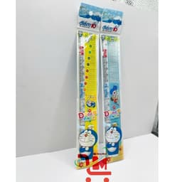 Thước Kẻ DOAREMON SR-011/DO Thiên Long 20CM/Thước Nhựa Trong Suốt, Bền, Khó Vỡ, Có Bảng Cửu Chương (Giao Màu Ngẫu Nhiên) 1