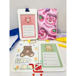 Bảng Tên Loại Dọc Có Hình Kèm Dây Chất Liệu Nhựa Cứng/Bảng Tên Đựng Thẻ Nhân Viên/Bảo Quản Thẻ Sạch Sẽ, Không Bị Rách 1