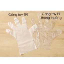 Găng Tay Làm Bếp🍀FREESHIP🍀Nấu Ăn Siêu Dai Victoria Bay chất Liệu TPE Không Mùi Chống Nhăn Hộp 100 Cái size M 2