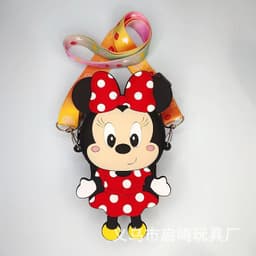 [Mới] Túi xách đeo chéo silicon hình mickey minnie thời trang dễ thương 8