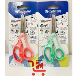Lẻ 1 Cây Kéo SC-024 Thiên Long,Kéo Học Sinh Có Trợ Lực,Dùng Cắt Giấy Và Một Số Vật Liệu Mềm,Hàng Chính Hãng Thiên Long 1
