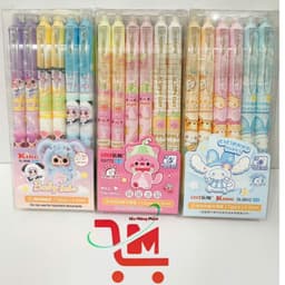 [Hộp 12 Cây]Bút Gel Bấm Xoá Được, Ngòi Bút (0.5mm), Gôm Bôi Không Mòn/Hoạ Tiết Hoạt Hình Ngộ Ngĩnh, Giao Mẫu Ngẫu Nhiên 2