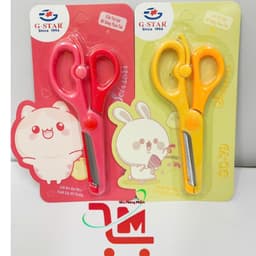 Combo 2 Cây Kéo Học Sinh SC-79 GSTAR,Kéo Có Cần Trợ Lực Dễ Dàng Thao Tác, Lưỡi Kéo Bọc Nhựa, Bén/Giao Màu Ngẫu Nhiên 5