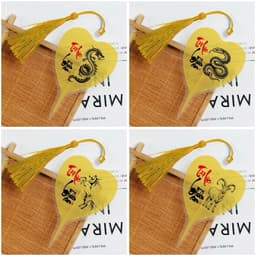Lá bồ đề 12 con giáp cao cấp , làm từ lá nguyên bản ,mang may mắn bình an cho gia chủ để ốp lưng điện thoại, bóp ví 3