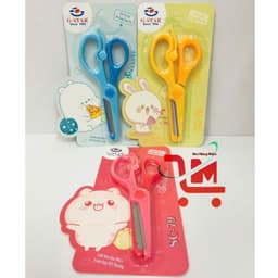 Combo 2 Cây Kéo Học Sinh SC-79 GSTAR,Kéo Có Cần Trợ Lực Dễ Dàng Thao Tác, Lưỡi Kéo Bọc Nhựa, Bén/Giao Màu Ngẫu Nhiên 1