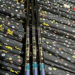 Cần Câu Tay , Cần Câu Đài Chiến Thần 8H Chuyên Săn Hàng Chất Liệu Carbon Xoắn Tặng Kèm Ngọn 6