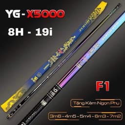 Cần Câu Tay , Cần Câu Đài YG X5000 F1 Bản 8H Chuyên Săn Hàng Cá Lớn Tặng Kèm Ngọn Phụ 1