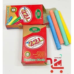Phấn Màu Không Bụi 221 MIC,Có 4 Màu,Gồm 10 Viên Phấn Dùng Cho Giáo Viên,Học Sinh,Sinh Viên,Giảng Viên,Chất Lượng Tốt 3