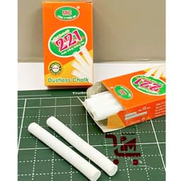 Phấn Trắng Không Bụi 221 MIC,Gồm 10 Viên Phấn Dùng Cho Giáo Viên,Học Sinh,Sinh Viên,Giảng Viên,Chất Lượng Tốt 2