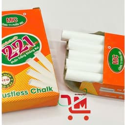 Phấn Trắng Không Bụi 221 MIC,Gồm 10 Viên Phấn Dùng Cho Giáo Viên,Học Sinh,Sinh Viên,Giảng Viên,Chất Lượng Tốt 3