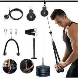 Thiết bị tập thể dục Ròng rọc đứng Ròng rọc im lặng. Ròng rọc thiết bị ba đầu và lưng 6
