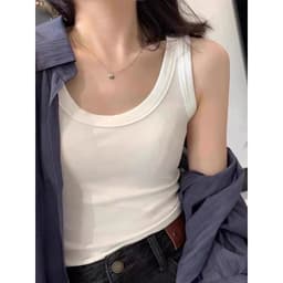 Áo ba lỗ nữ thun tăm lạnh mát mịn- Áo 2 dây bản to tanktop phù hợp đi tập đi chơi m894 3