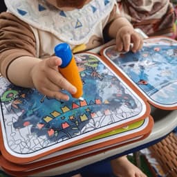 Đồ chơi tranh tô màu nước ma thuật kèm học liệu bóc dán nhiều chủ đề cho bé bộ tập vẽ tranh màu nước trẻ em 9