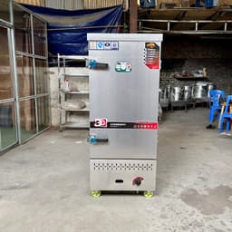 "Tủ hấp cơm công nghiệp 8 khay sử dụng gas hiệu quả cao" 3