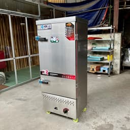 "Tủ hấp cơm công nghiệp 8 khay sử dụng gas hiệu quả cao" 4
