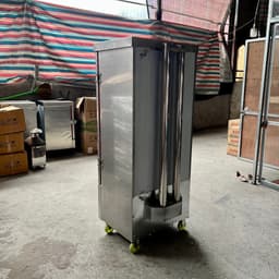 "Tủ hấp cơm công nghiệp 8 khay sử dụng gas hiệu quả cao" 1